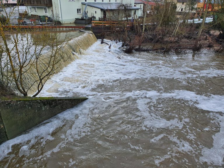 Ein Wasserfall.